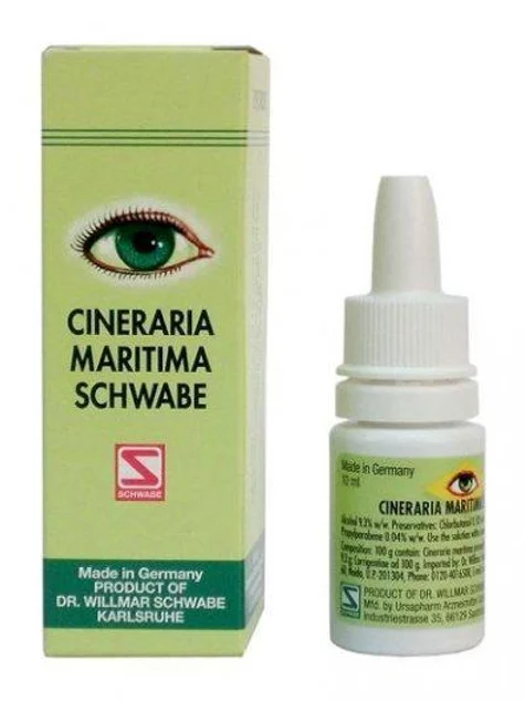 Willmar Schwabe Germany Cineraria Maritima Eye Drops (Alcohol Free) (10ml)