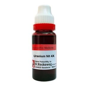 Dr. Reckeweg Uranium Nitricum 4X Q 20ml Paras Homeopathy